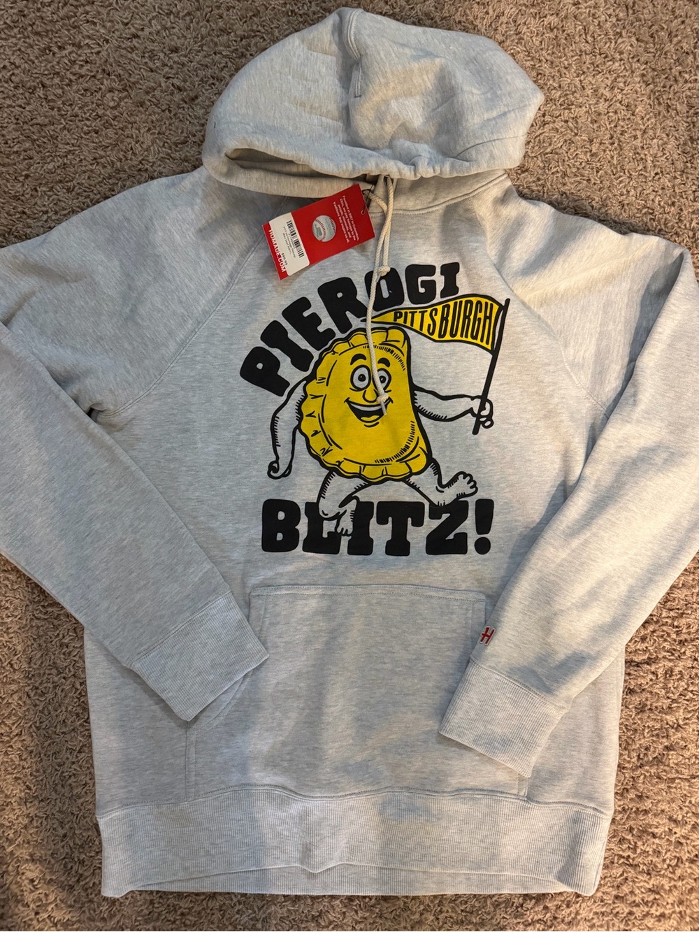 HOMAGE Pierogi Blitz Gray Hoodie